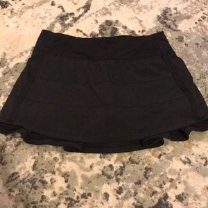 Black lululemon skort
